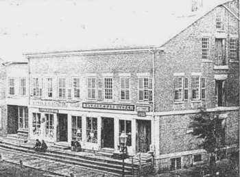Brainerd's Building at 119 Mian Street (88 KB) c 1880 (Click on Picture to View Full Size) picture